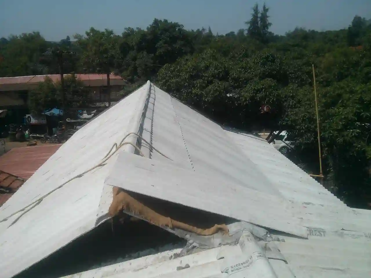 Asbestos and Metal Sheet Roofing at Lonavala 2